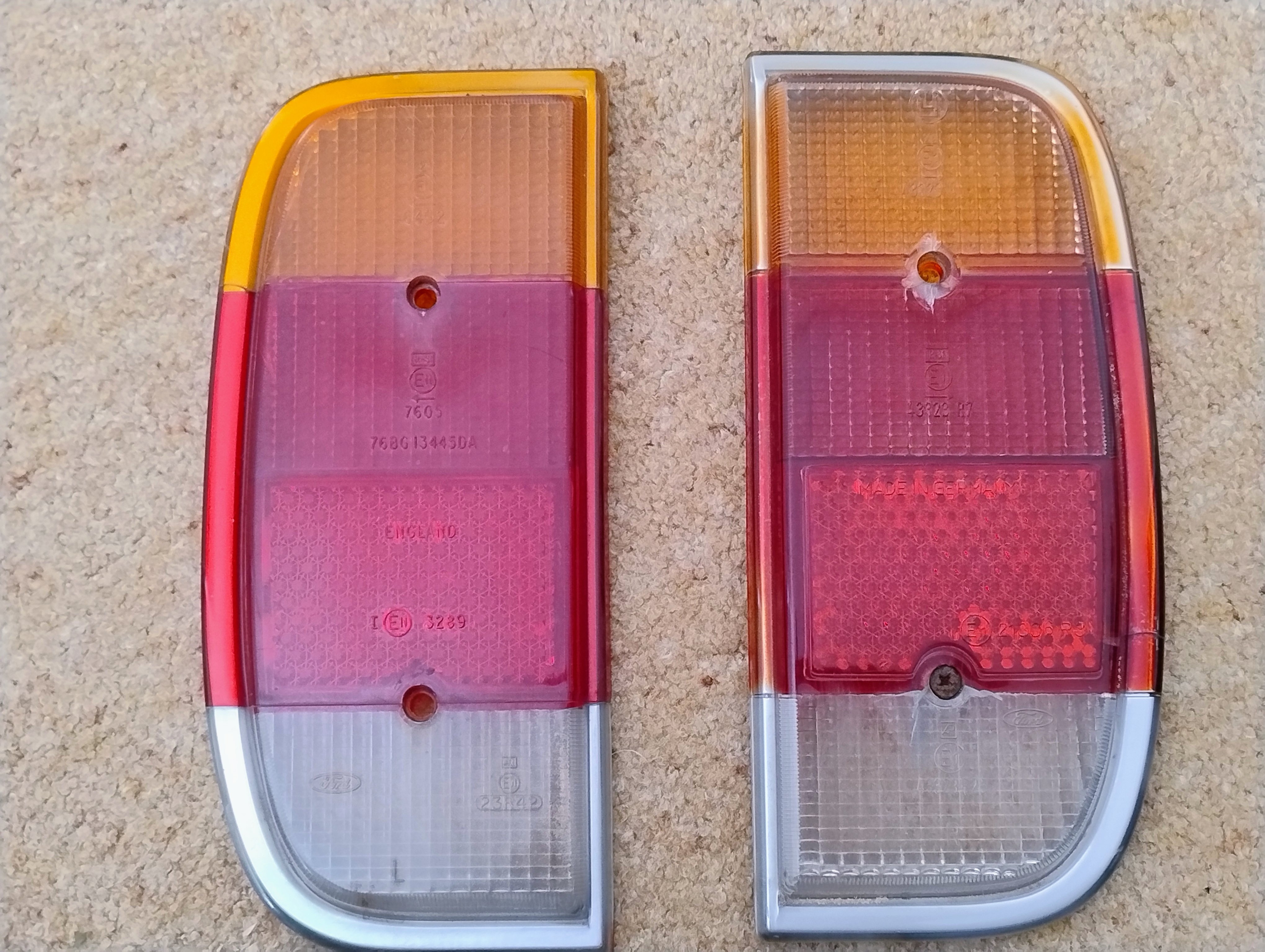 Cortina estate rear light covers. (free - just postage)